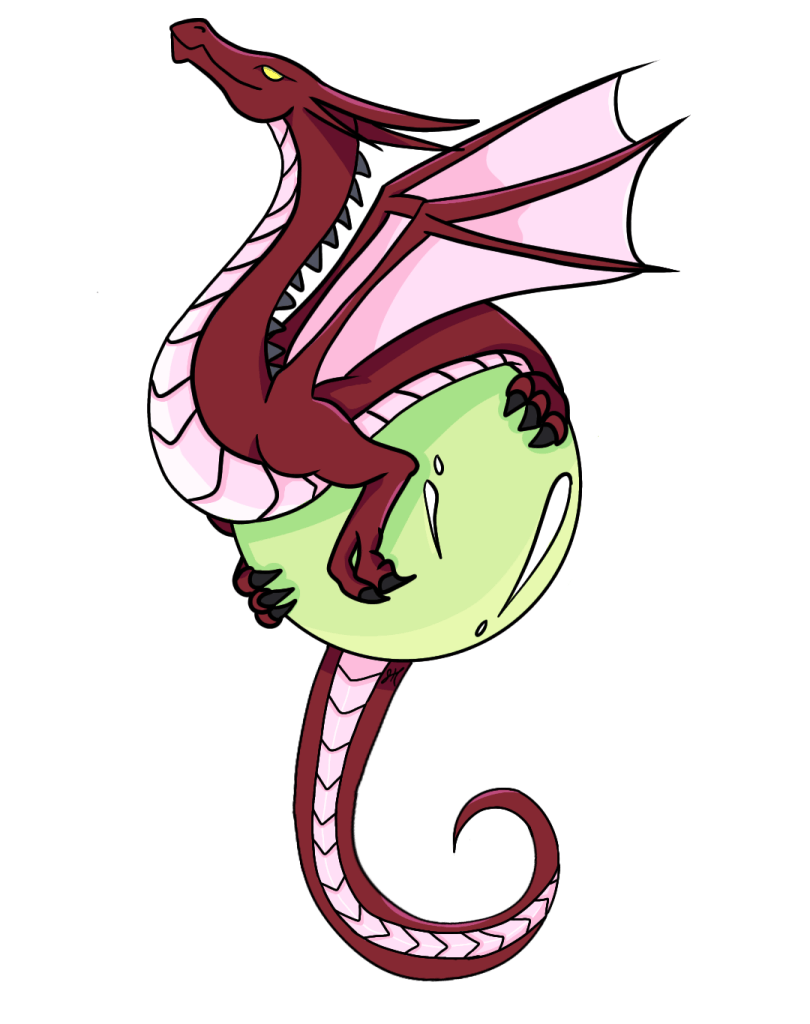 Tiny Dragon on a marble